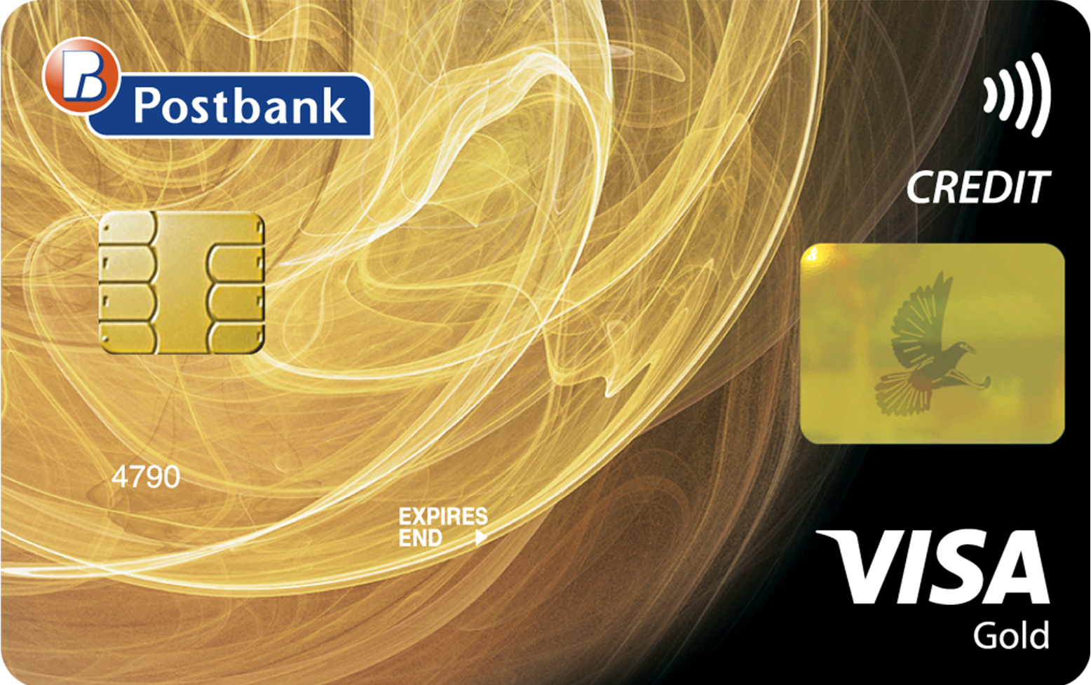 Credit card VISA GOLD